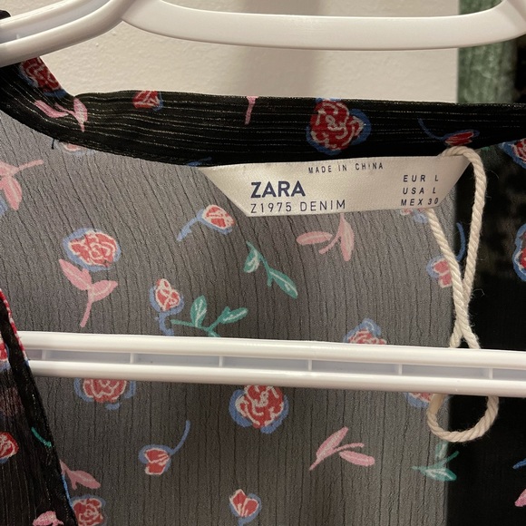 Sheer Shimmery Zara Top - Picture 5 of 8